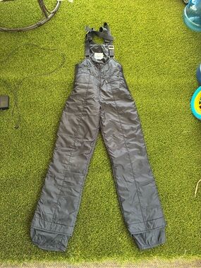 Chalet Women's Black Insulated Snow Bib Overalls